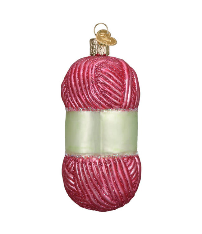 OLD WORLD CHRISTMAS Knitting Yarn Ornament