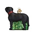 OLD WORLD CHRISTMAS Standing Black Lab