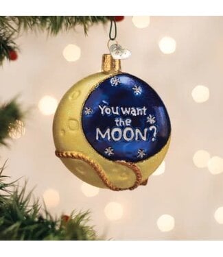 OLD WORLD CHRISTMAS Lasso The Moon Ornament