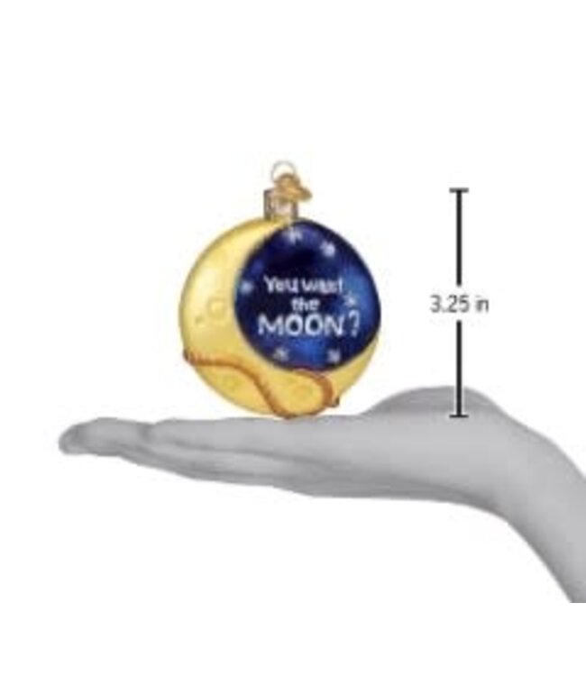 OLD WORLD CHRISTMAS Lasso The Moon Ornament