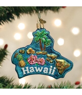 OLD WORLD CHRISTMAS Hawaiian Islands Ornament