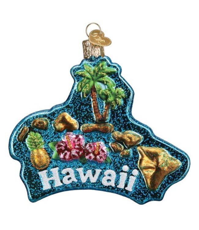 OLD WORLD CHRISTMAS Hawaiian Islands Ornament