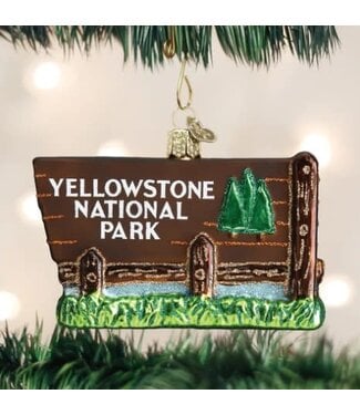 OLD WORLD CHRISTMAS Yellowstone National Park Ornament