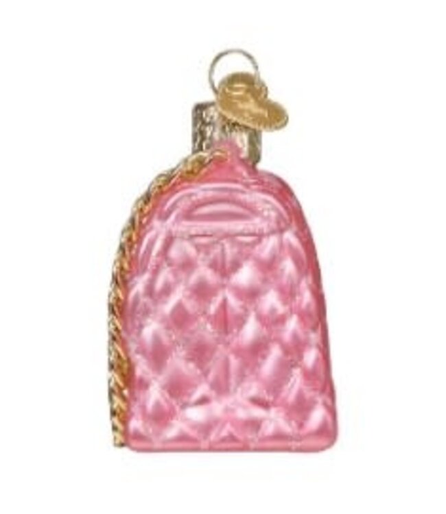 OLD WORLD CHRISTMAS Quilted Purse Ornament