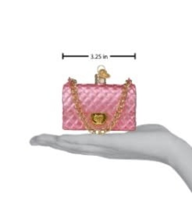 OLD WORLD CHRISTMAS Quilted Purse Ornament