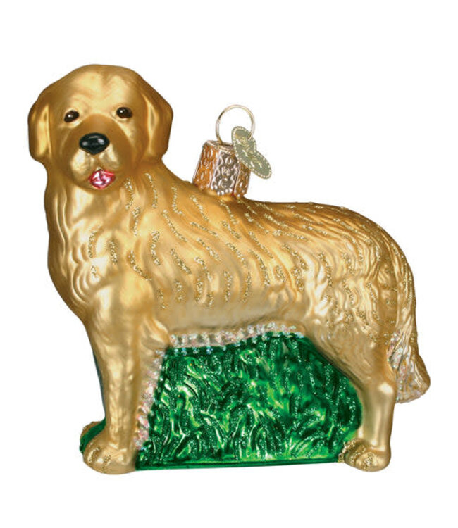 OLD WORLD CHRISTMAS Golden Retriever Ornament