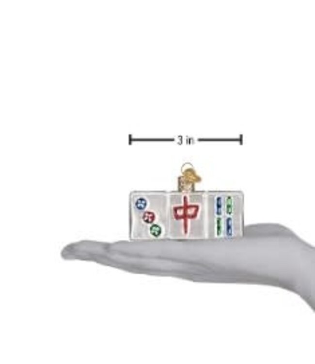 OLD WORLD CHRISTMAS Mahjong Ornament