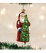 OLD WORLD CHRISTMAS Santa With Calling Birds Ornament