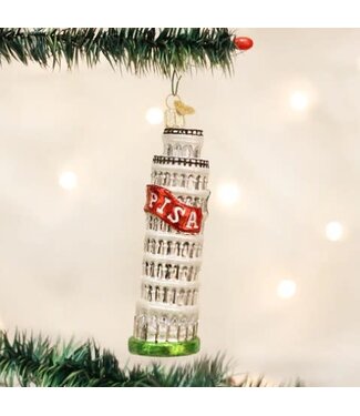 OLD WORLD CHRISTMAS Leaning Tower Of Pisa Ornament
