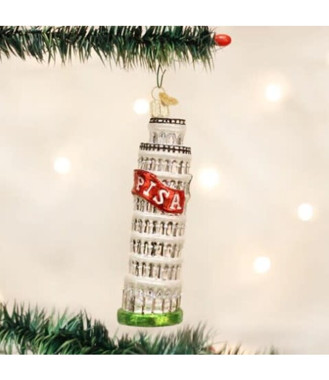 OLD WORLD CHRISTMAS Leaning Tower Of Pisa Ornament