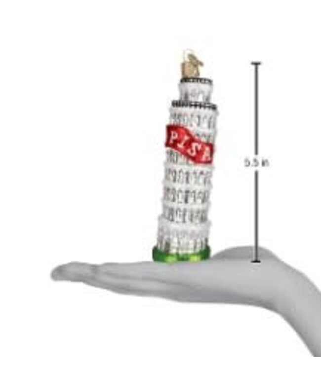 OLD WORLD CHRISTMAS Leaning Tower Of Pisa Ornament