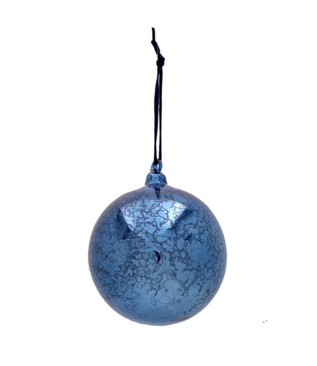 Mercury Glass Ornament Hand Blown Top