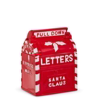 9.5" Santa’s Mail Box Cookie Jar