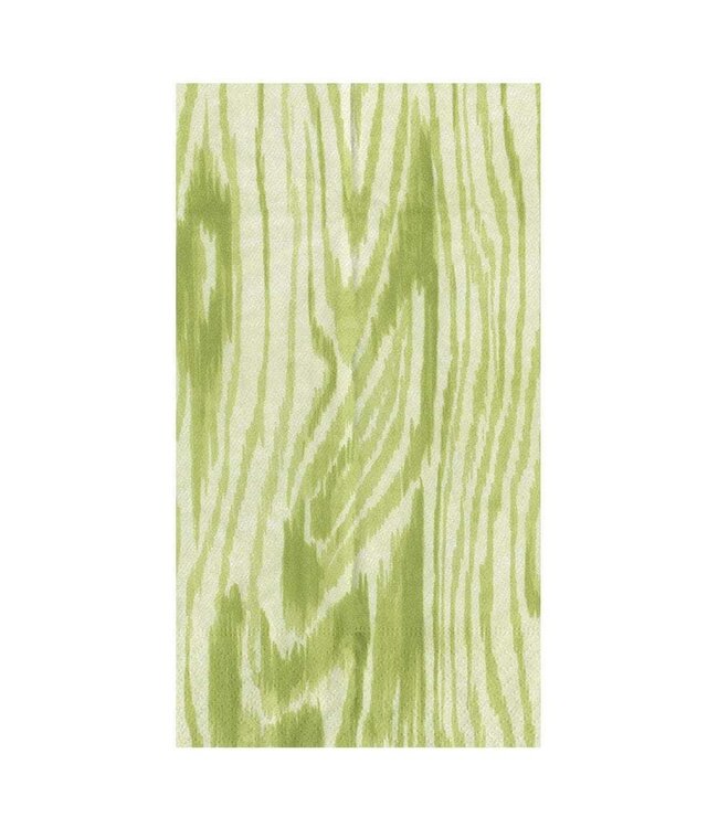 Woodgrain Moss Green Guest Towel Napkins