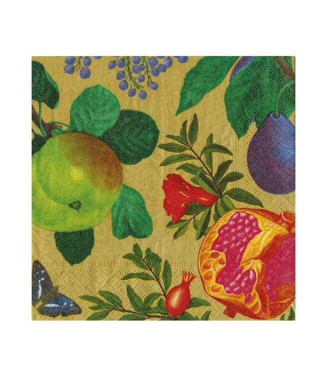 Royal Orchard Gold 2 Luncheon Napkins