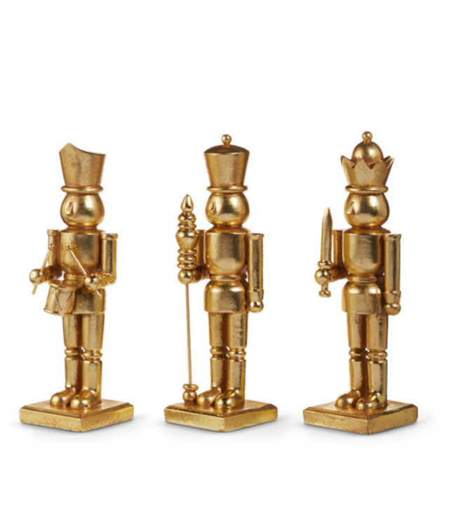 10" Gold Nutcracker - Sold Individually