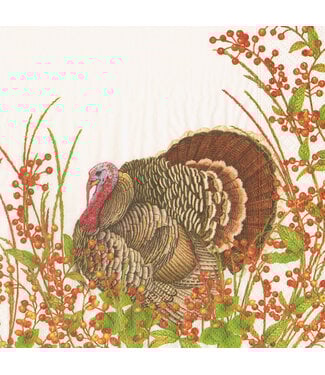 Turkey And Berries Luncheon Napkins