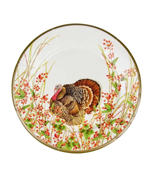 Turkey And Berries Dinner Plates