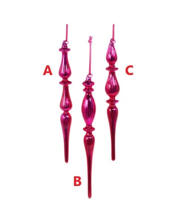 10.75" Finial Ornament - Sold Individually