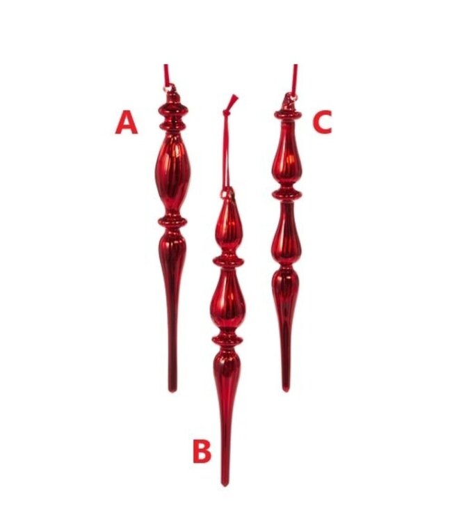 10.75" Finial Ornament - Sold Individually