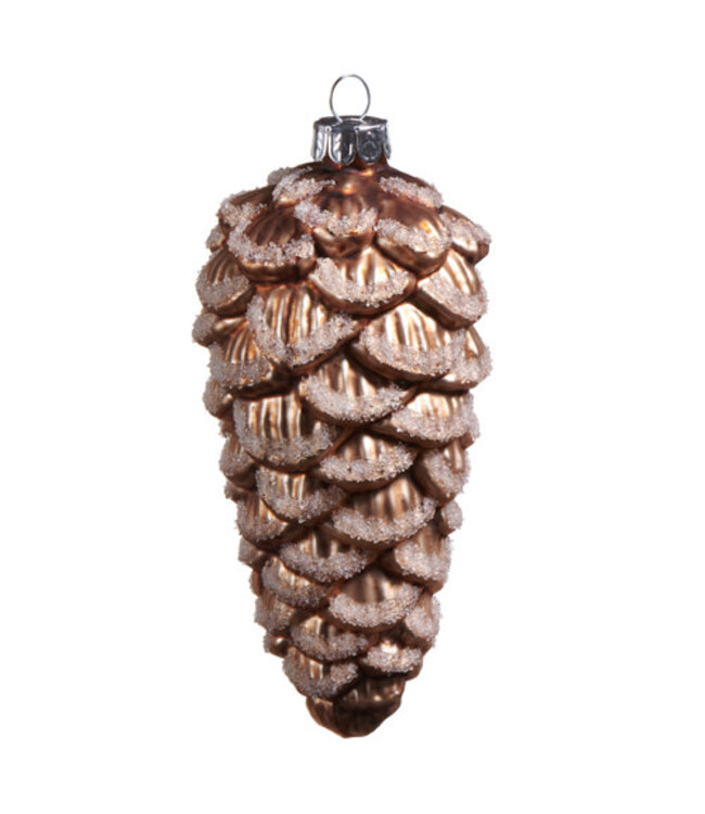 Iced Pinecone Ornament - Sold Individually