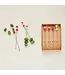 Stainless Steel Picks w Blown Glass Candies - Sold as Set
