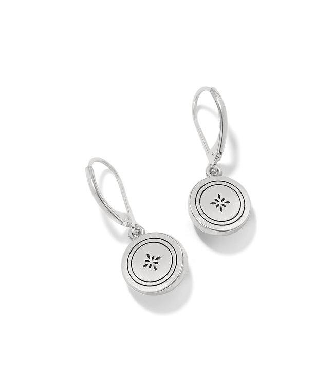 BRIGHTON Mosaic Round Mini Leverback Earrings