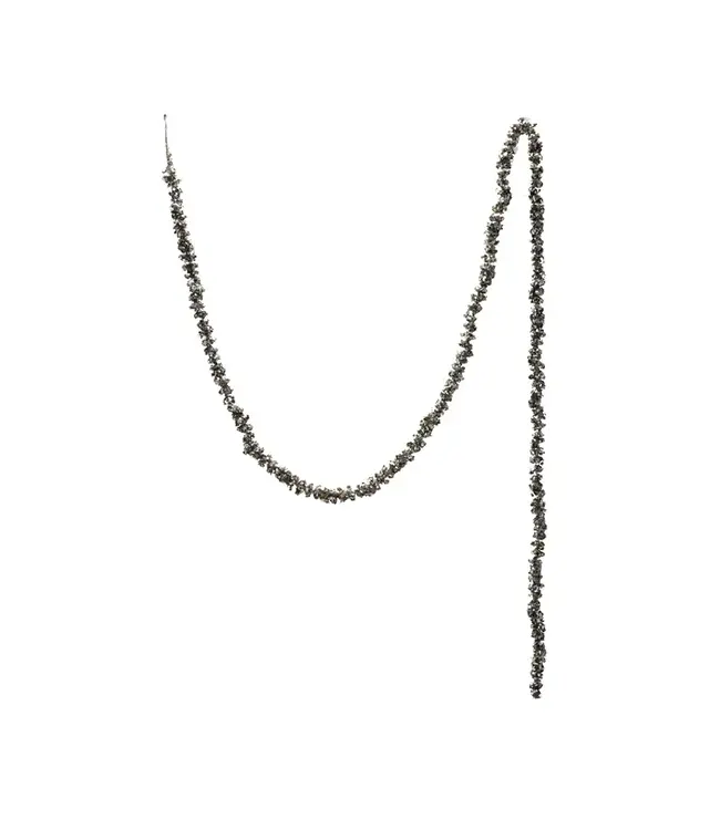 Foam Glitter Garland Champagne