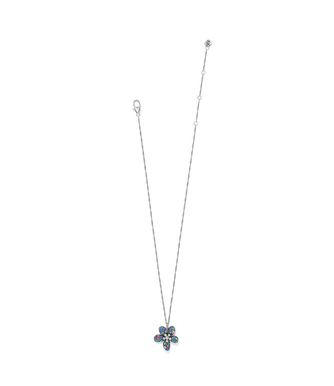 BRIGHTON Trust Your Journey Blues Flower Necklace