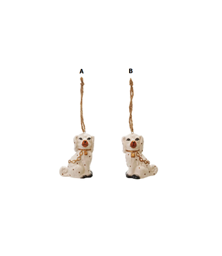 Ceramic Staffordshire Dog Ornament