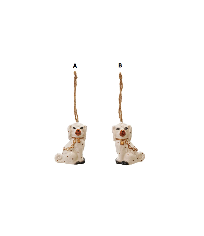 Ceramic Staffordshire Dog Ornament