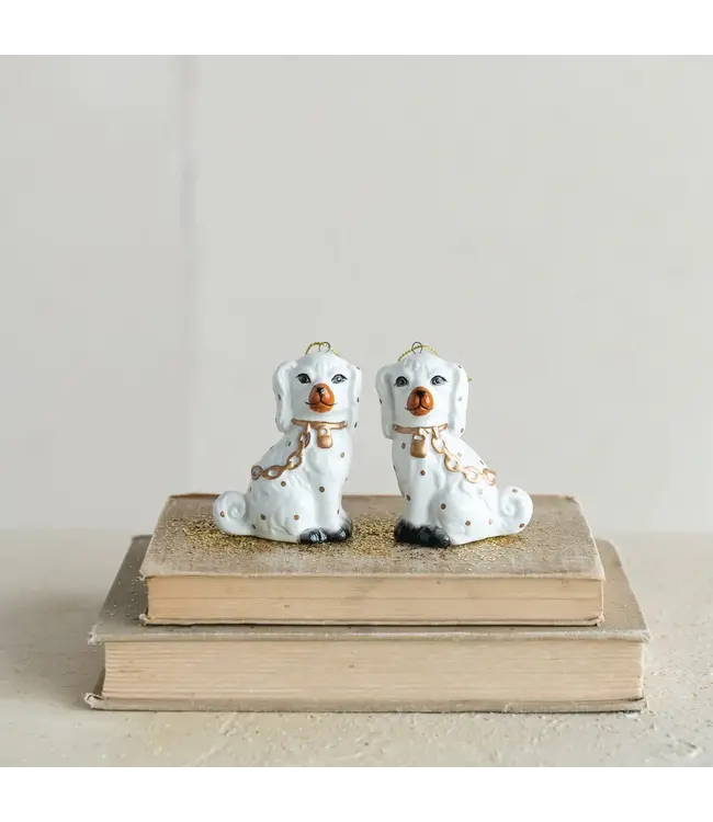 Ceramic Staffordshire Dog Ornament