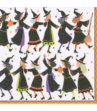 Witches Conga Line Luncheon Napkins