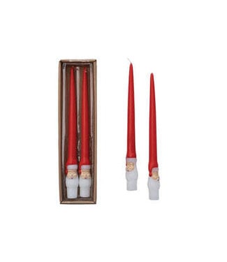Santa Taper Candle - 10”H
