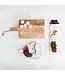 Marble Snowman Shaped Cheese/Cutting Board