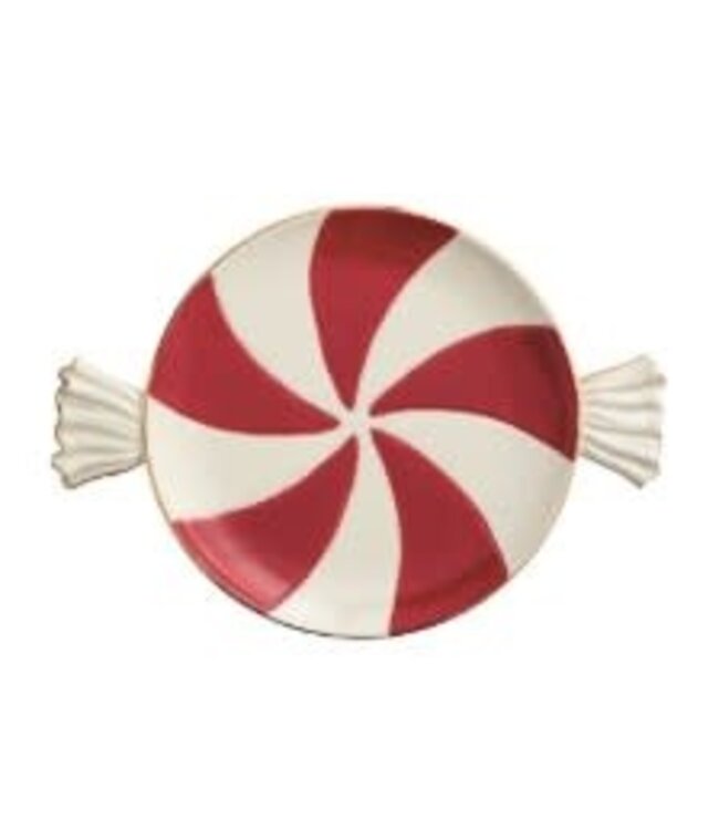 Christmas Candy Platter - Peppermint