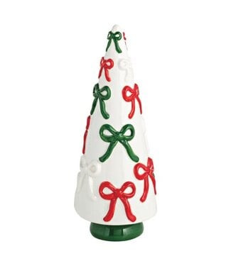 Bow Ceramic Christmas Trees