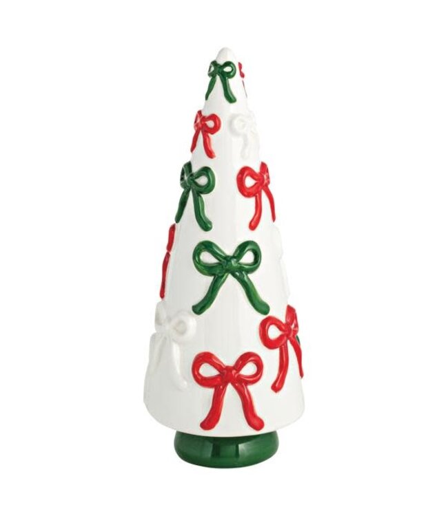 Bow Ceramic Christmas Trees