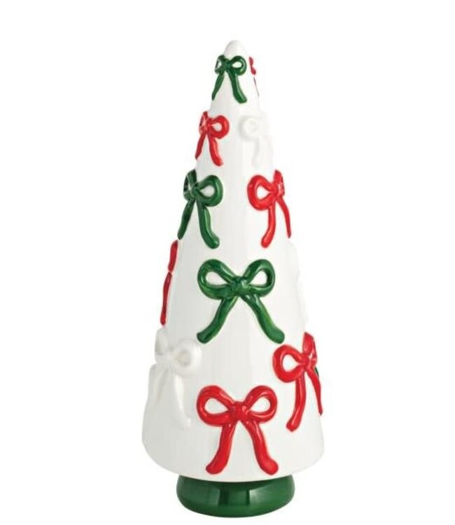 Bow Ceramic Christmas Trees