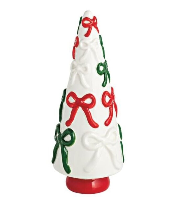 Bow Ceramic Christmas Trees