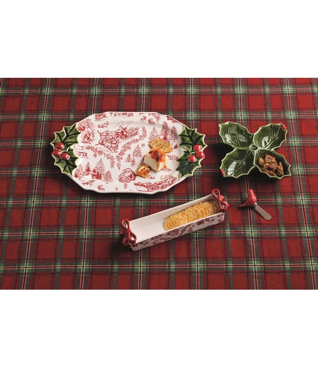 Holly Serving Platter