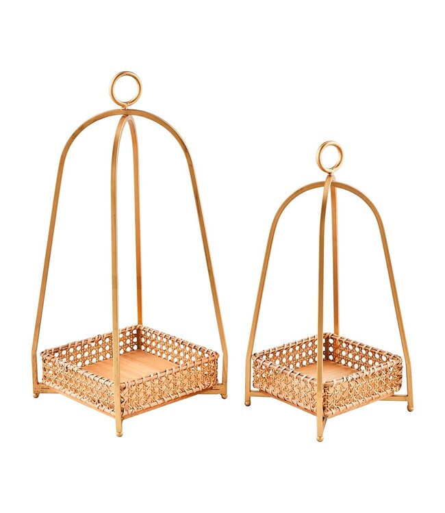 Cane Tray Lantern
