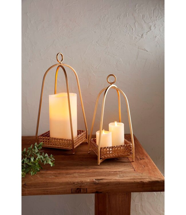 Cane Tray Lantern