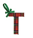 Tartan Letter Ornaments