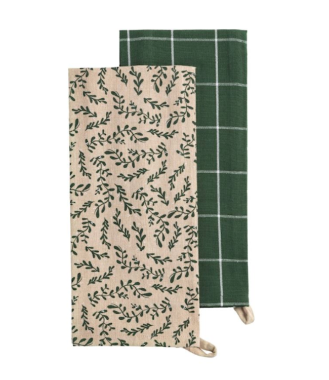 White Christmas Patterned Towel Sets