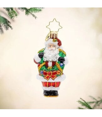 CHRISTOPHER RADKO Wreath Wrangler Claus Gem