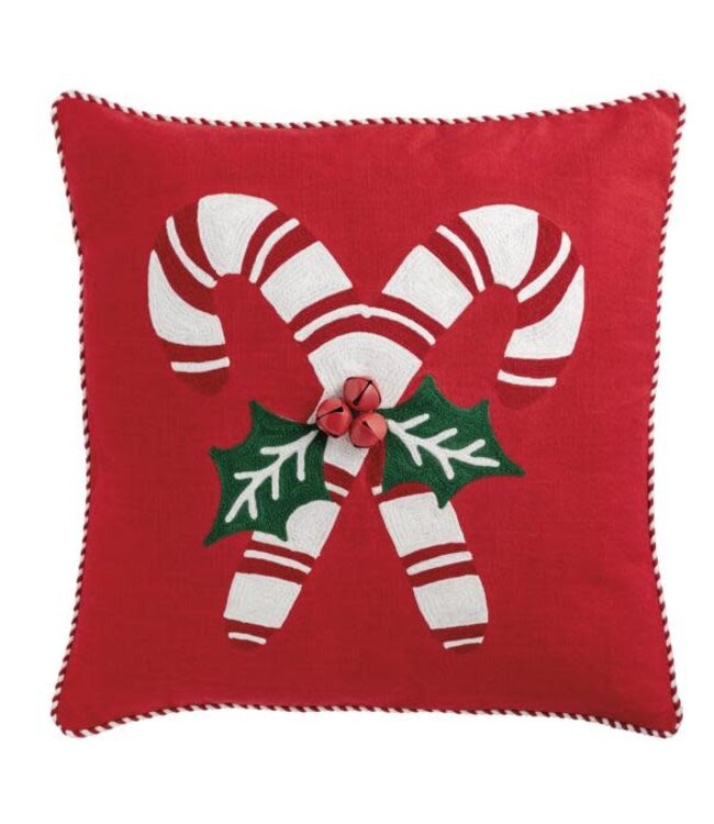 Whimsy Christmas Embroidered Pillows - Sold Individually
