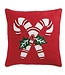 Whimsy Christmas Embroidered Pillows - Sold Individually