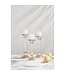 Gold Glass Candlestick