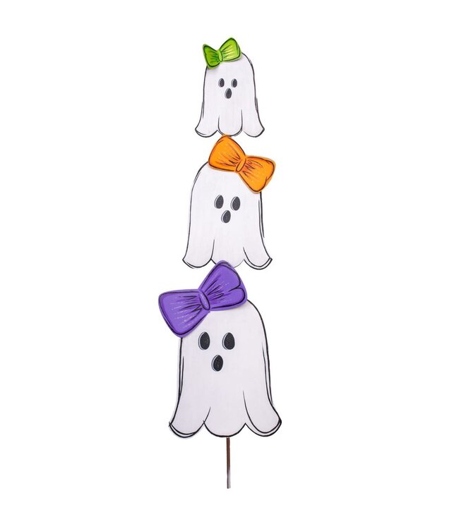 THE ROUND TOP COLLECTION 3 Ghost Topiary with Bows